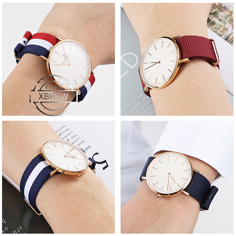 Watch Strap for DW Nylon Strap - Curved Spring Bar recension och pris