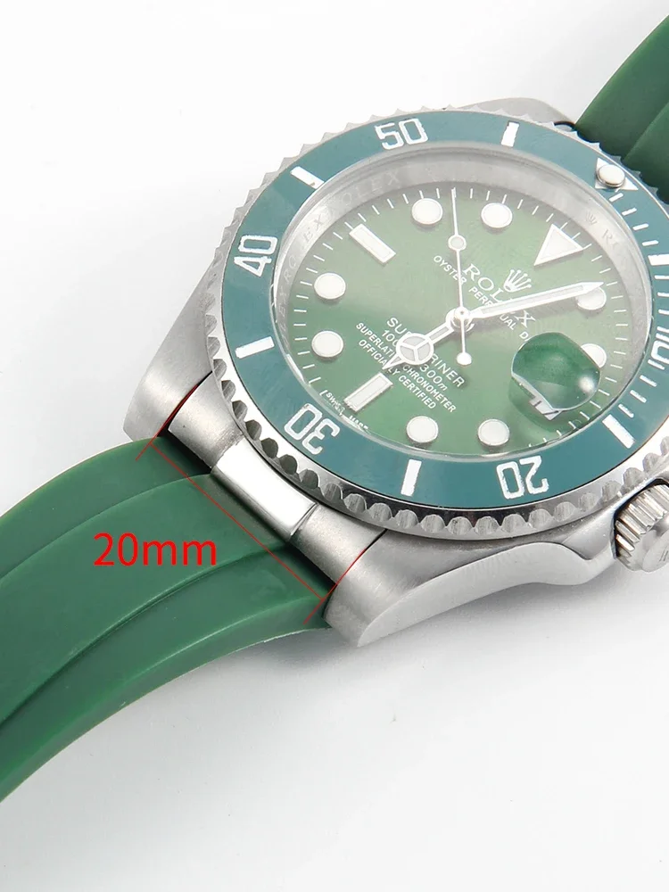 For Rolex End Link Black Water - Curved Spring Bar recension och pris