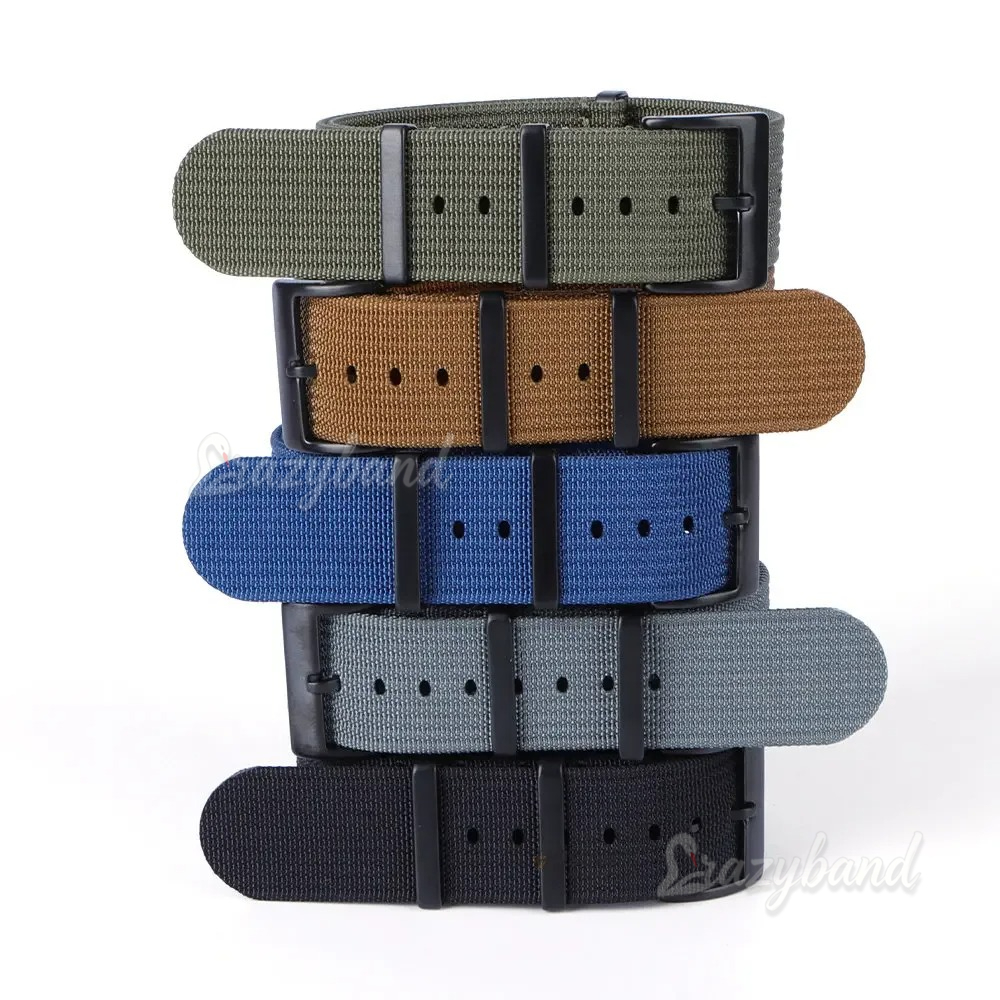New Belt 18mm 20mm 22mm Nylon  - Nato Strap Nylon recension och pris