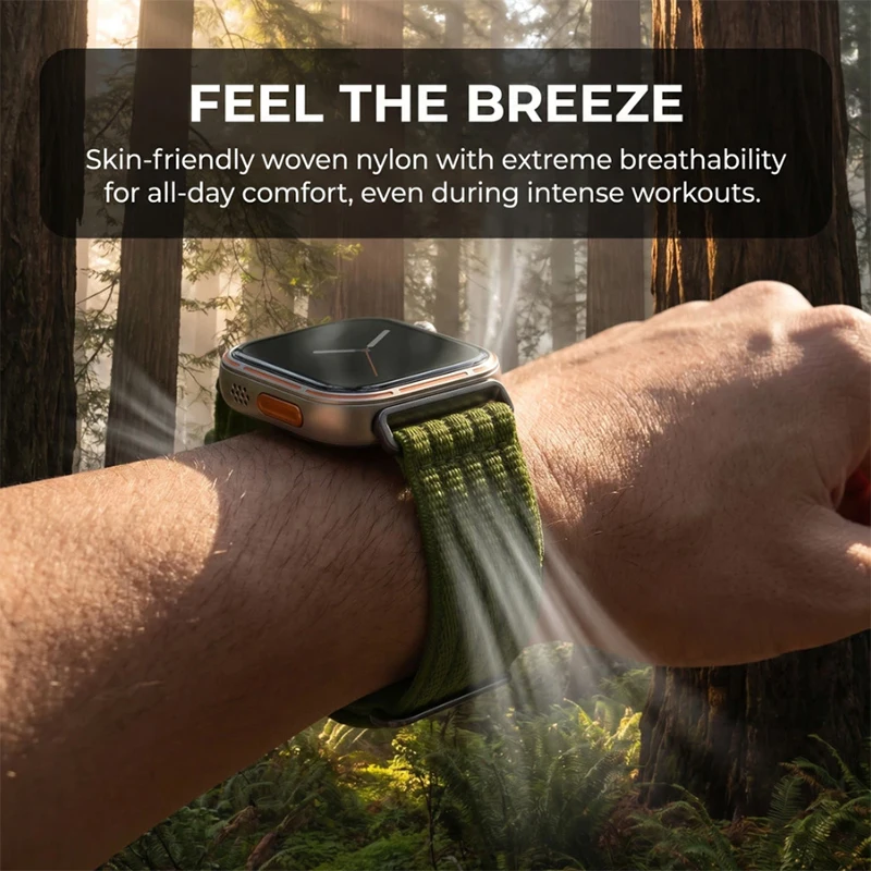 20mm 22mm Breathable Nylon Spo - Sport Loop Velcro recension och pris