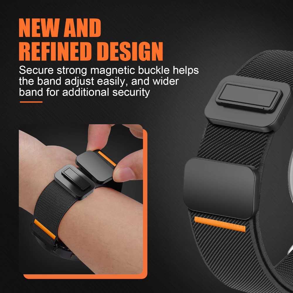 Magnetic Nylon Strap for Redmi - Parachute Strap Elastic recension och pris