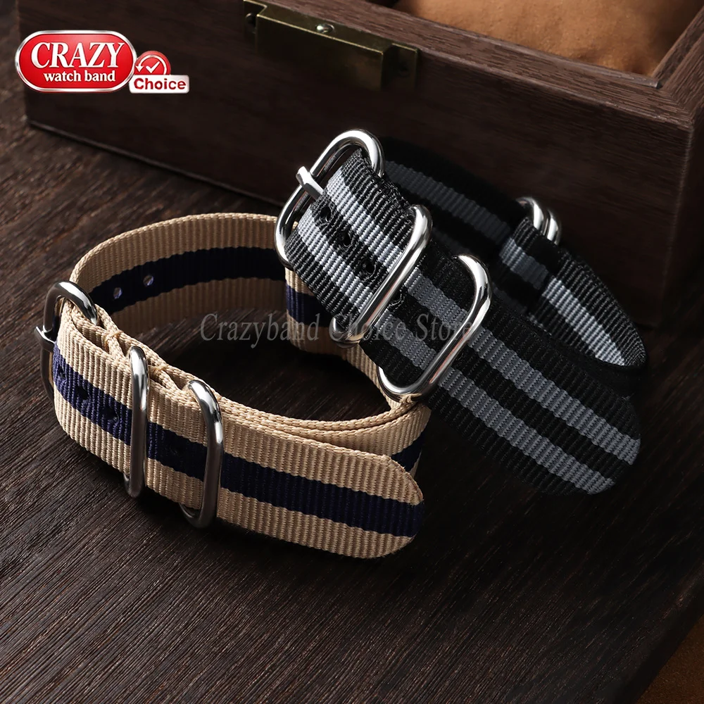 Sport Nylon Watch Band for Wom - Nato Strap Nylon recension och pris