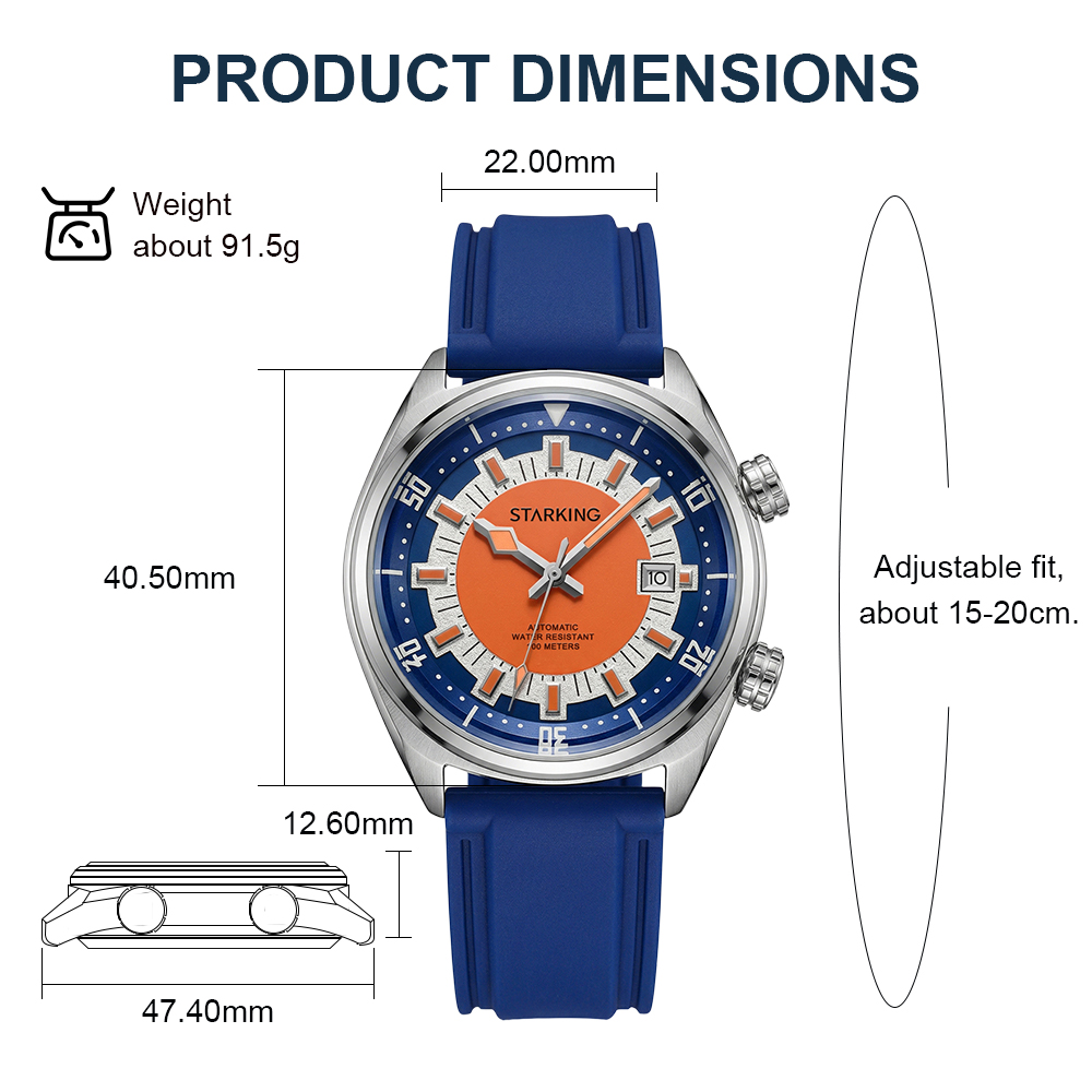 STARKING 8215 Men's Automatic  - Seiko Watch Presage recension och pris