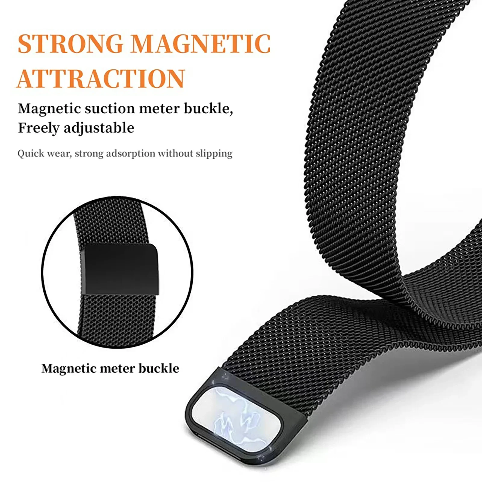 Milanese Loop Strap+TPU Case F - Milanese Loop Magnetic recension och pris
