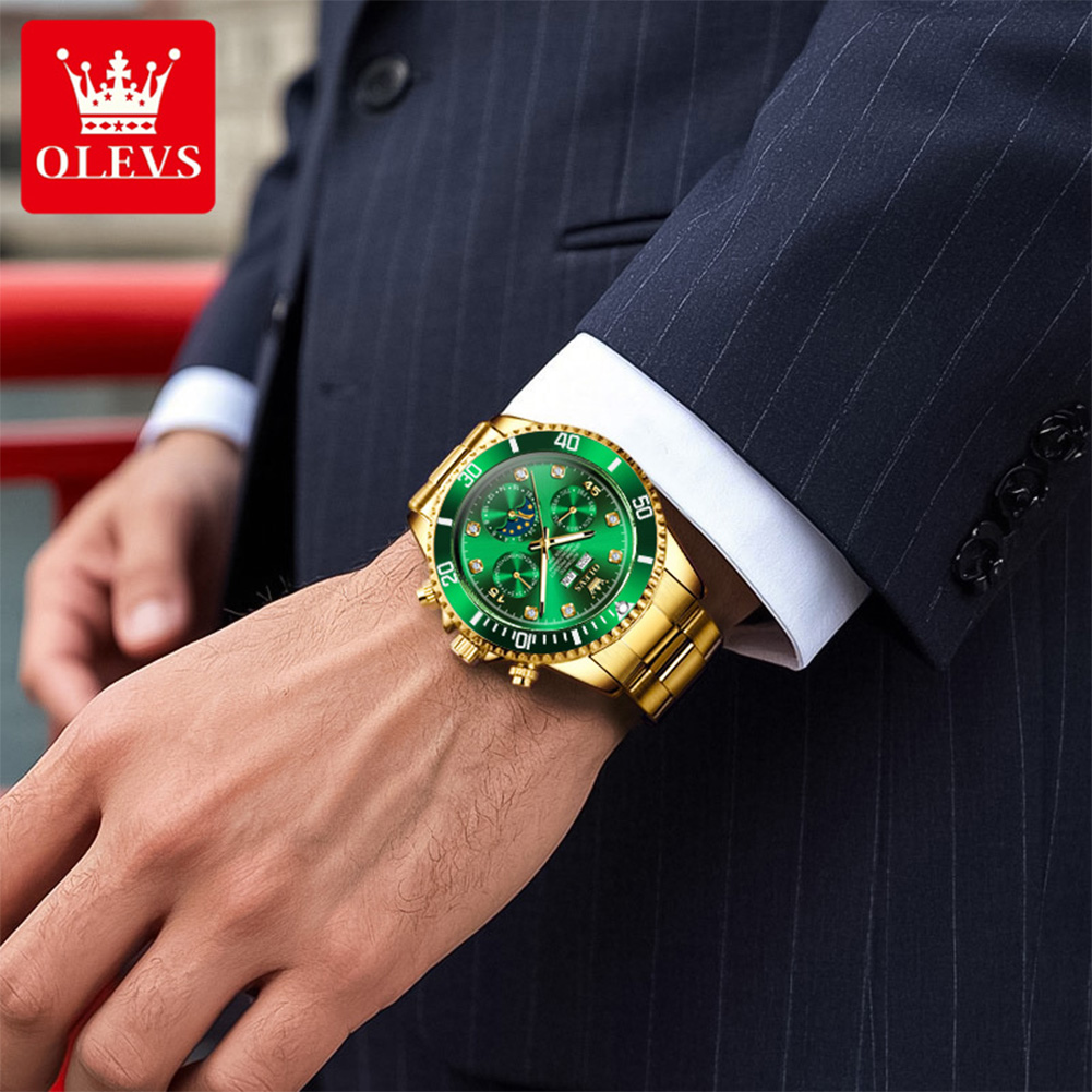OLEVS 6729 Automatic Watch Man - Omega Watch Constellation recension och pris