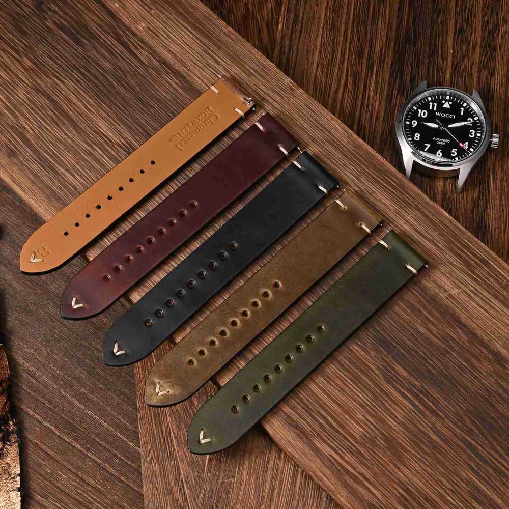 WOCCI Oil Wax Leather Watch St - Suede Strap Watch recension och pris