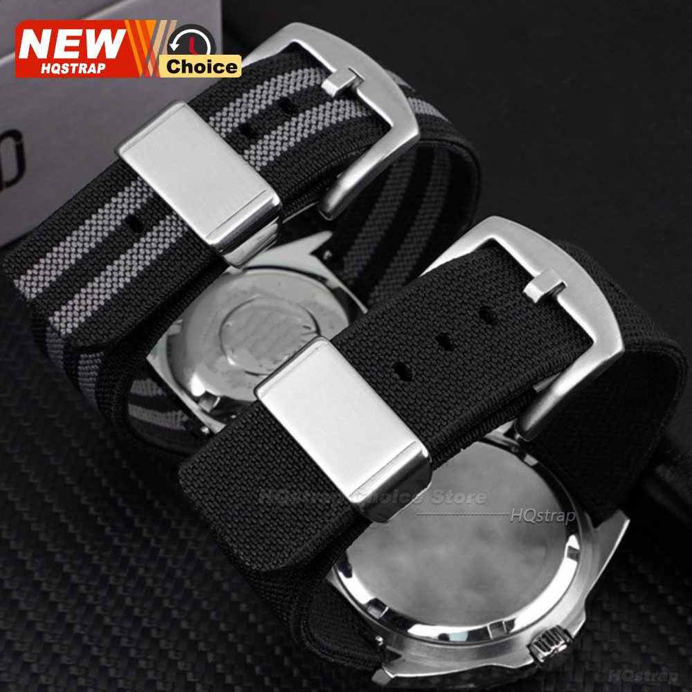 Steel Ring Elastic Nylon Canva - Nato Strap Nylon recension och pris